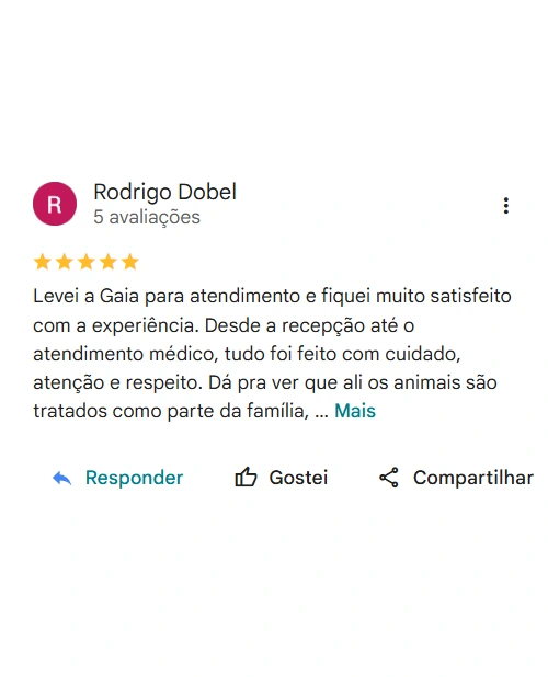 Avaliação 5 estrelas
