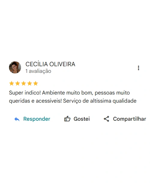Avaliação 5 estrelas